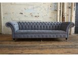 Divano Di Design A 4 Posti Divano Imbottito Di Lusso In Tessuto Classico Divani Chesterfield