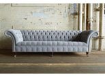 Jv MöBel Design Divano Chesterfield 4 Posti Classico