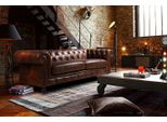 Divano Chesterfield Imbottito Divani Classici In Pelle Schaffhau 4 Posti - 131