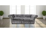 Chesterfield Design Lusso Divano Imbottito Divano Sedile Set Similcuoio Nuovo #233