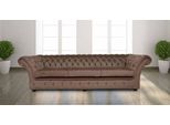Divano Grande Xxl Divano Chesterfield 240Cm Divani Imbottiti 4 Posti In Similcuoio #235