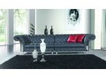 Design Chesterfield 4 Posti Xxl Grande Divano In Pelle Metallica Xxl Divani Imbottiti Divano
