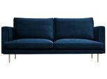 Divano Blu A Tre Posti Soggiorno Design Divani Imbottiti Divani Italiani