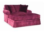 Design Chaise Longue Reclinabile Mobili Soggiorno Divano Tessuto Bordaux Xxl Grandi Divani Nuovo