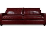 Xxl Divano 3 Posti Couch Upholstery Seat Set Pelle Rosso Divani Nuovo