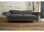 Jv Furniture Divano 3 Posti Chesterfield Nuovo!