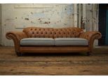 Divano Chesterfield Design Divano Di Lusso Rivestito In Pelle Divano Classico 3 Posti Nuovo