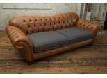 Divano Classico Chesterfield In Pelle 3 Posti Divani Divani Tappezzeria Divano Nuovo