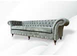 Divani Imbottiti Grigi Di Design Divano Di Lusso Divano A 4 Posti In Tessuto Divani Chesterfield