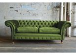 Divano Chesterfield In Velluto Verde Imbottitura Tessile Set Di Sedili Divano In Tessuto Divani 3 Posti