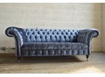 Jv MöBel Divano Di Design 3 Poltrone Chesterfield Divani Classici In Tessuto