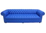 Divano Grande Xxl Divano Chesterfield 480Cm Divani Imbottiti 4 Posti In Similcuoio #211