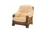 Poltrona Classica In Pelle 1 Posto Divano Imbottito Divano Monoposto 1Er Nuova Televisione