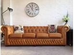 Divano Xxl Grande Divano Chesterfield 245Cm Divani Imbottiti 4 Posti In Similcuoio 1987