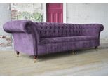 Chesterfield Divano In Tessuto 4 Posti Divano Imbottito Divani Di Design Divani In Tessuto Di Lusso