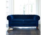 Chesterfield Design Divano Imbottito Divano Sedile Set Similcuoio Nuovo #111