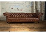Divani Imbottiti Chesterfield Design Divano Di Lusso Divano 4 Posti In Pelle Nuovo