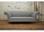 Jv MöBel Divano Grigio Di Design Couch Upholstery Xxl 3 Posti Big Textile