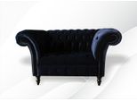 Chesterfield Relax Club Poltrona Lounge Divano 1 Posto Sedia Tappezzeria Tessuto Divano