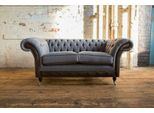 Jv MöBel Divani Divano 2 Posti Tessile Chesterfield Divani Nuovo