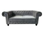 Divano Chesterfield Divano Tappezzeria Designer 3 Posti Set Divani Nuovo Chester 2