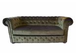 Divano Chesterfield In Velluto Tessile Divano Divano Di Design Set Imbottitura Divani Nuovo