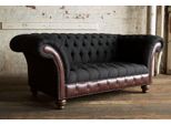 Divano Chesterfield Imbottito In Tessuto Divano A 2 Posti Divani Di Design Divani In Tessuto #1