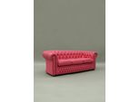 Chesterfield Design Lusso Divano Imbottito Divano Sedile Set Similcuoio Nuovo #223
