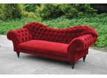 Divano A Tre Posti Di Design Con Seduta Imbottita In Tessuto Divano A 3 Posti Chesterfield Rosso Nuovo Divano