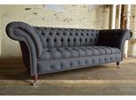 Chesterfield 3 Posti Xxl Sedile Imbottito Divano Divano Set Grande Divano 2016-39-