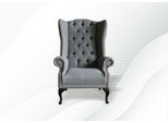 Poltrona Lounge Design Tv Divano Wing Chair Imbottitura Sedile Mobili Chesterfield