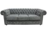 Chesterfield Design Lusso Divano Imbottito Divano Sedile Set Similcuoio Nuovo #239