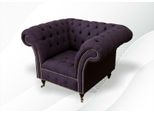 Poltrona Chesterfield Divano In Tessuto Divano In Tessuto Divani Divani Club Lounge Viola Nuovo