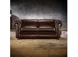 Jv Furniture Premium Luxury Chesterfield Divano Stile Inglese Imbottito Divano 3 Posti Nuovo