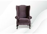 Chesterfield Wing Chair Poltrona Chaise Relax Television Divano 1 Posto Rosso Antico