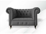 Poltrona Chesterfield Design Divano Tappezzeria Tessile Di Lusso Divani A Un Posto