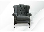 Poltrona Chesterfield Classica Divano Divano Tappezzeria Seduta Lounge Relax Club Nuovo