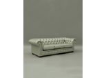 Chesterfield Design Lusso Divano Imbottito Divano Sedile Set Similcuoio Nuovo #224