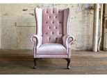 Poltrona Chesterfield Poltrona Tv Wing Chair Divano 1 Posto Divano In Tessuto Divani In Tessuto