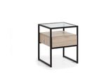 Comodino Legno Marrone Mobili Design Elegante Camera Da Letto Mobili Art Deco Nuovo
