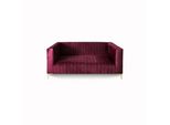 Divano 2 Sitzer Lilla Elegante 162 X 84 X 74 Cm Jvmoebel