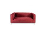 Divano 2 Posti Rosa Elegante 162 X 84 X 74 Cm Jvmoebel