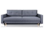 Divano 3 Posti Grigio Moderno 228 X 91 X 75 Cm Jvmoebel