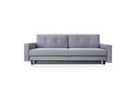 Divano 3 Posti Confortevole Grigio 228 X 91 X 75 Cm Jvmoebel
