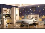 Cameretta Per Bambini E Ragazzi Set Letto Armadio Comodino Scrivania 4 Pezzi
