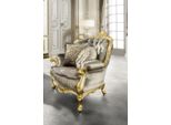 Poltrona Design Grigio 124 X 106 X 110 Cm Jvmoebel
