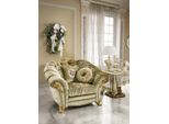 Poltrona Design Beige 130 X 105 X 100 Cm Jvmoebel