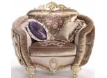 Sessel Braun 129 X 110 X 106 Cm Jvmoebel