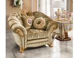 Poltrona Stile Barocco Rococò 130 X 105 X 100 Cm Jvmoebel