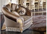 Poltrona Brown Designer 150 X 110 X 123 Cm Jvmoebel